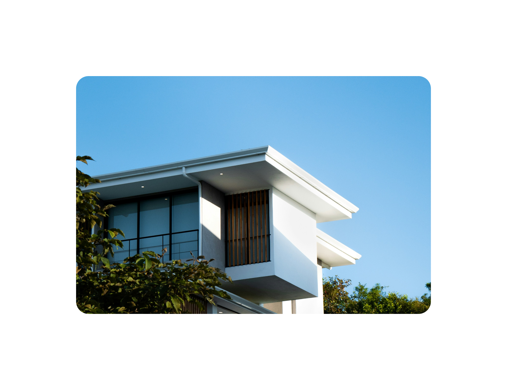 Modern home exterior